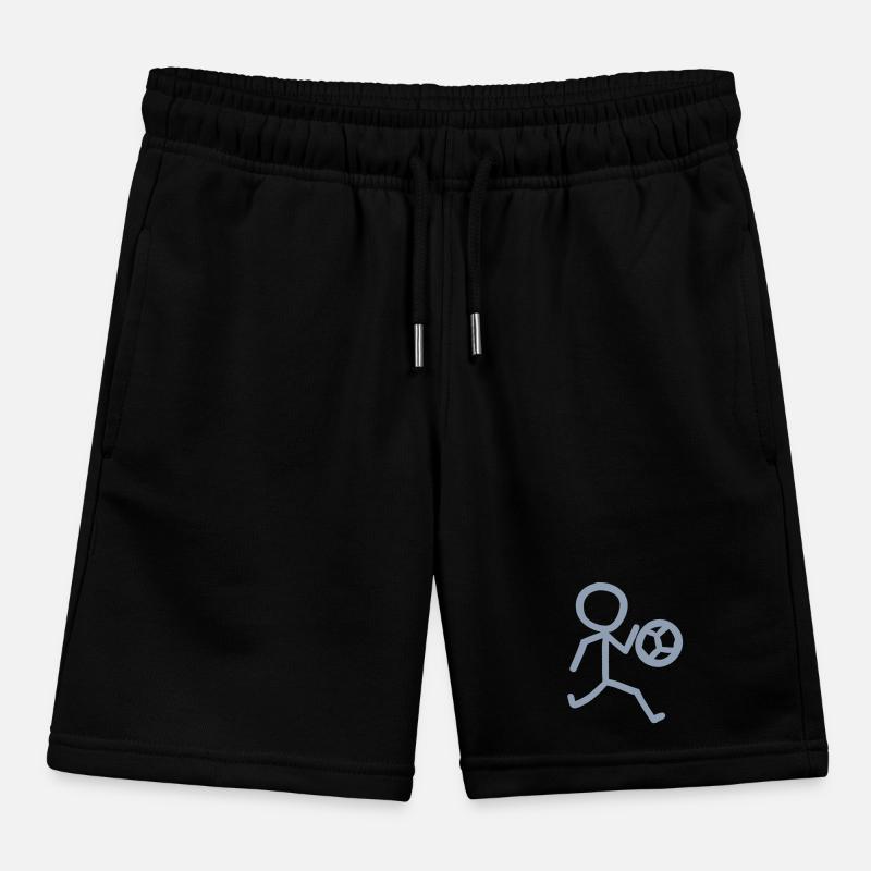 Fußballer Minimalist Kinder Organic Joggingshorts Mini Bolter von Stanley/Stella