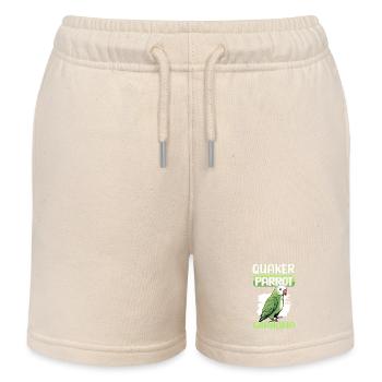 Moine Perruche Perroquets Grand-mère Cadeau - Short de jogging enfant bio Stanley/Stella - écru doux - Devant