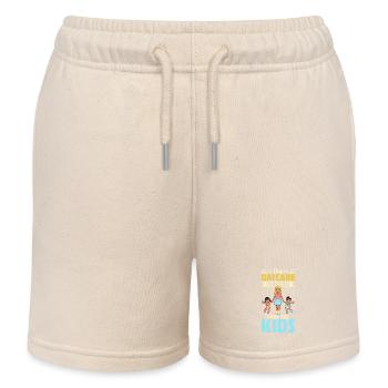Children in day care - childminder - Kids Organic Sweat Shorts by Stanley/Stella - soft Ecru - Front