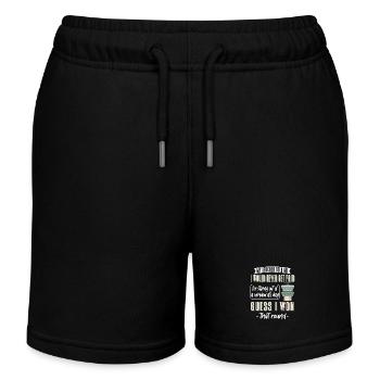 Air Traffic Controller - Kids Organic Sweat Shorts by Stanley/Stella - black - Front