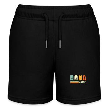 Souvenir Doha-Qatar - Short de jogging enfant bio Stanley/Stella - noir - Devant
