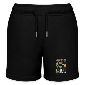 Jardinage Jardin Maison Jardinier Jardinier Cadeau - Short de jogging enfant bio Stanley/Stella - noir - Devant