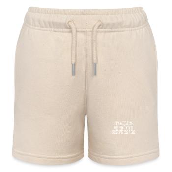 Staatlich Geprüfte Nervensäge Schwester Pubertät - Kinder Organic Joggingshorts Mini Bolter von Stanley/Stella - Natur - Vorne
