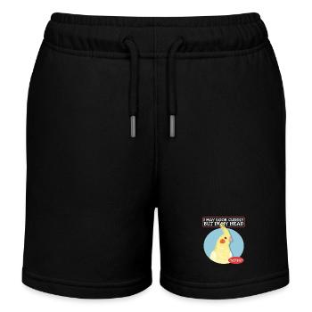 Cockatiels Bird Owner Bird Gift - Kids Organic Sweat Shorts by Stanley/Stella - black - Front