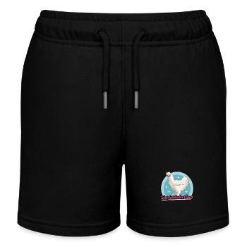 Seidenhuhn Oma Silkie Seidenhühner Huhn Geschenk - Kinder Organic Joggingshorts Mini Bolter von Stanley/Stella - Schwarz - Vorne