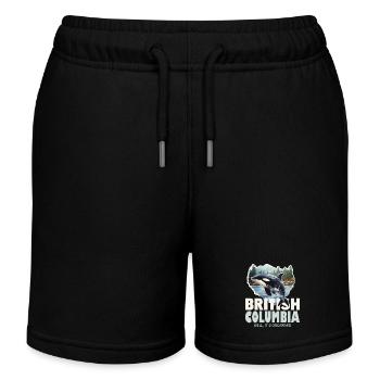 Orque souvenir de la Colombie-Britannique - Short de jogging enfant bio Stanley/Stella - noir - Devant