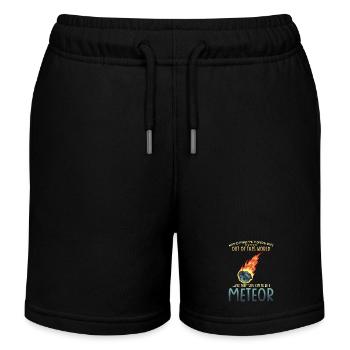 Météorologue Météorologie Météorite Météore - Short de jogging enfant bio Stanley/Stella - noir - Devant