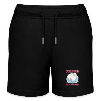 Chien de montagne des Pyrénées Maman Chien Propriétaire Cadeau - Short de jogging enfant bio Stanley/Stella - noir - Devant