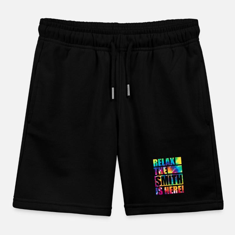 Smith Funny Saying Kids Organic Sweat Shorts by Stanley/Stella