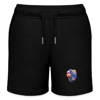 Aquarium de poissons Bettafish - Short de jogging enfant bio Stanley/Stella - noir - Devant