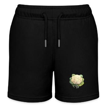 Légumes de chou-fleur - Short de jogging enfant bio Stanley/Stella - noir - Devant