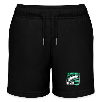 Harmonika Modus An - Mundharmonika - Kinder Organic Joggingshorts Mini Bolter von Stanley/Stella - Schwarz - Vorne