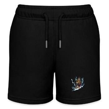 Slavic god Perun - Kids Organic Sweat Shorts by Stanley/Stella - black - Front