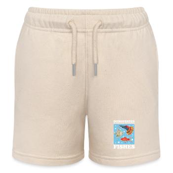Aquarium Aquarianer Aquaristik Zierfisch Geschenk - Kinder Organic Joggingshorts Mini Bolter von Stanley/Stella - Natur - Vorne