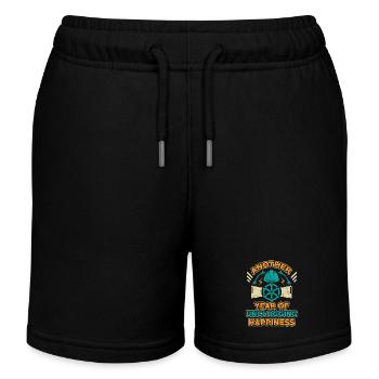 Klempner Geburtstagsgeschenk - Kinder Organic Joggingshorts Mini Bolter von Stanley/Stella - Schwarz - Vorne