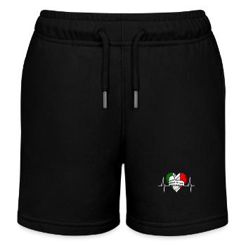Rom Kolosseum Herzschlag Roma Skyline Rome Italien - Kinder Organic Joggingshorts Mini Bolter von Stanley/Stella - Schwarz - Vorne