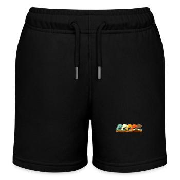 Lamantin Rétro Vintage - Short de jogging enfant bio Stanley/Stella - noir - Devant
