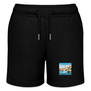 Malte Valletta Port Straight Cut Design - Short de jogging enfant bio Stanley/Stella - noir - Devant