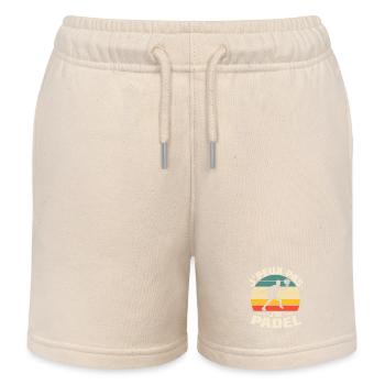 Je peux pas j ai padel - Short de jogging enfant bio Stanley/Stella - écru doux - Devant
