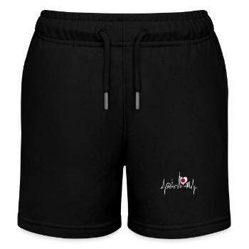 Tokyo Skyline Heartbeat Japon Drapeau J’aime Tokyo - Short de jogging enfant bio Stanley/Stella - noir - Devant