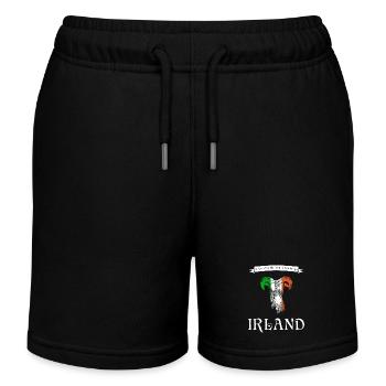 Irlande Irlande Irlandais - Short de jogging enfant bio Stanley/Stella - noir - Devant