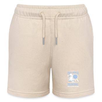 I'm a paranormal investigator - Kids Organic Sweat Shorts by Stanley/Stella - soft Ecru - Front