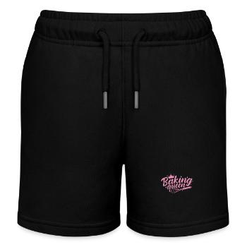 Baking Queen Konditor Torte - Kinder Organic Joggingshorts Mini Bolter von Stanley/Stella - Schwarz - Vorne