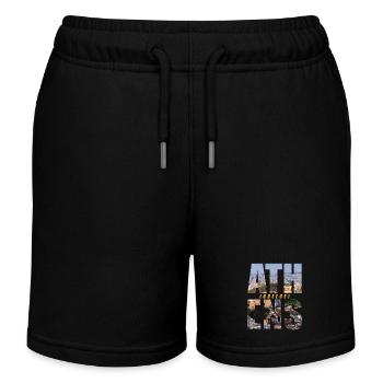 Athènes Grèce Souvenir - Short de jogging enfant bio Stanley/Stella - noir - Devant