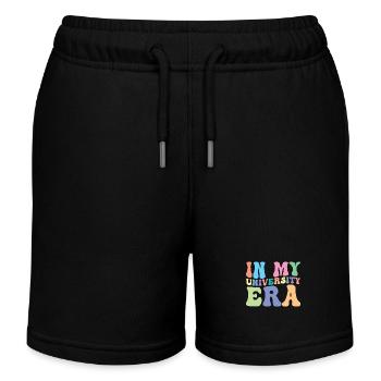 Université Retro Groovy Étudiant - Short de jogging enfant bio Stanley/Stella - noir - Devant