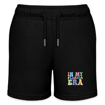 Floride Retro Groovy - Short de jogging enfant bio Stanley/Stella - noir - Devant