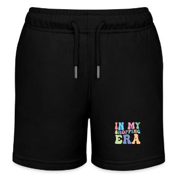 Shopping Retro Groovy In Meiner - Kids Organic Sweat Shorts by Stanley/Stella - black - Front