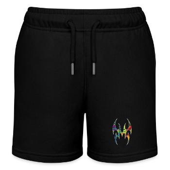 Marbre Alien Spider - Short de jogging enfant bio Stanley/Stella - noir - Devant
