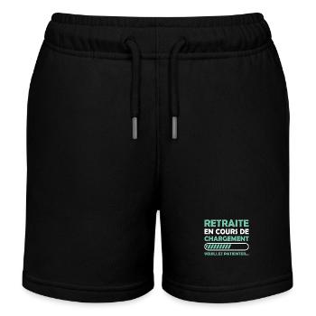Retraite en cours de chargement - Short de jogging enfant bio Stanley/Stella - noir - Devant