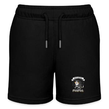 Aussie Mama - Berger australien - Short de jogging enfant bio Stanley/Stella - noir - Devant
