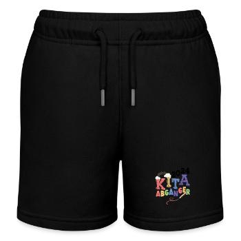 Kita Abgänger 2024 Kita Regenbogen Einschulung - Kinder Organic Joggingshorts Mini Bolter von Stanley/Stella - Schwarz - Vorne