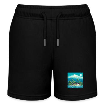Montego Bay Experience: The Ultimate - Kids Organic Sweat Shorts by Stanley/Stella - black - Front