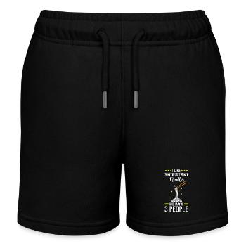 Nouilles Shiritaki - Short de jogging enfant bio Stanley/Stella - noir - Devant