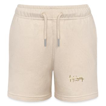 Florenz Skyline Italien Herzschlag I Love Firenze - Kinder Organic Joggingshorts Mini Bolter von Stanley/Stella - Natur - Vorne