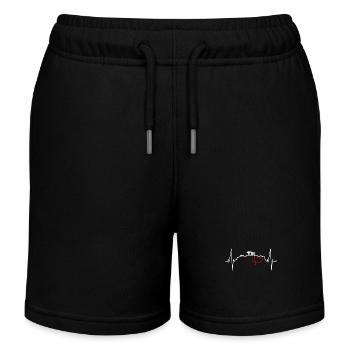 Athènes Skyline Heartbeat Grèce Acropole - Short de jogging enfant bio Stanley/Stella - noir - Devant