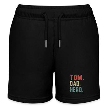 Tom Papa Héros - Short de jogging enfant bio Stanley/Stella - noir - Devant