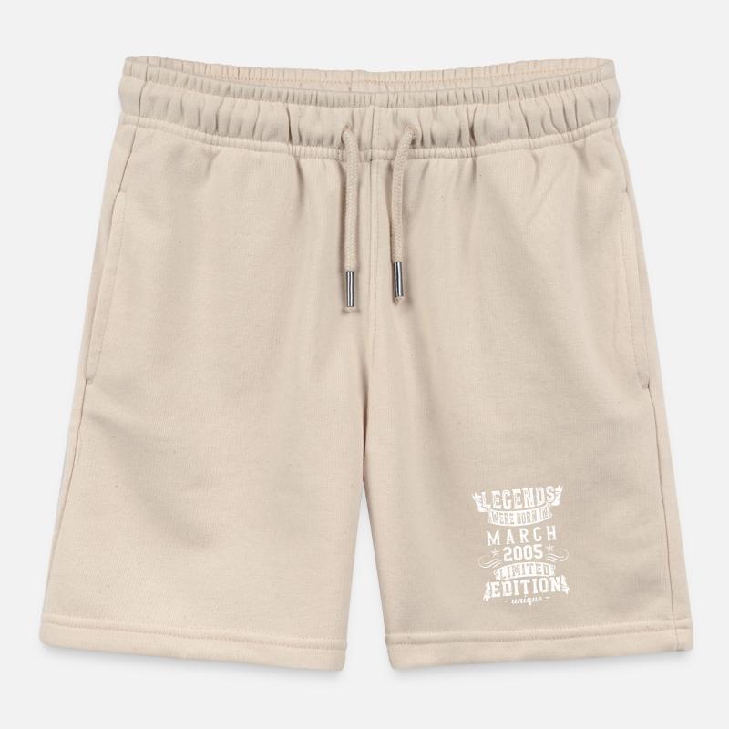 Anniversaire Mars 2005 Année Edition Limitée Short de jogging enfant bio Stanley/Stella
