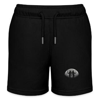 Zwillinge Sternzeichen Astrologie Horoskop Mond Zwillinge - Kinder Organic Joggingshorts Mini Bolter von Stanley/Stella - Schwarz - Vorne