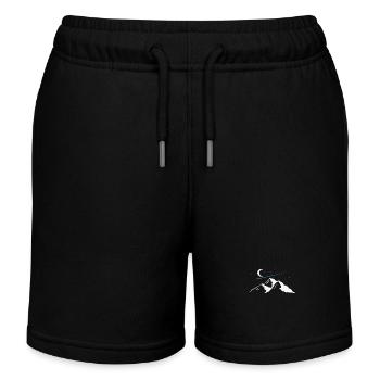 Sternschnuppen über Berge Himmel - Kinder Organic Joggingshorts Mini Bolter von Stanley/Stella - Schwarz - Vorne