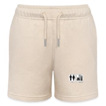 Dialysis Technician My Problem Pictogram Mom - Kids Organic Sweat Shorts by Stanley/Stella - soft Ecru - Front