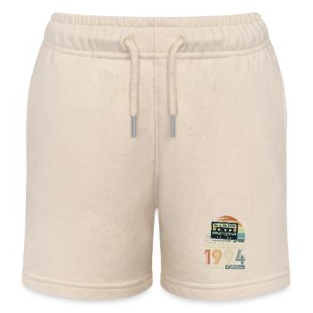 Legendary Since 1994 Vintage Birthday Gift - Kids Organic Sweat Shorts by Stanley/Stella - soft Ecru - Front