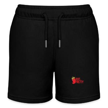 Hot and Pretty Chili Gewürz - Kinder Organic Joggingshorts Mini Bolter von Stanley/Stella - Schwarz - Vorne