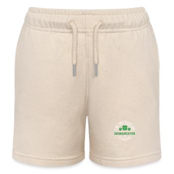 Shenanigator The instigator of shenanigans - Kids Organic Sweat Shorts by Stanley/Stella - soft Ecru - Front