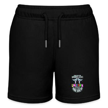 Unicorn - Horned Kicks - Tang so Do - Kids Organic Sweat Shorts by Stanley/Stella - black - Front