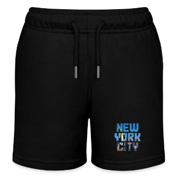 New York City NY NYC Souvenir cadeau - Short de jogging enfant bio Stanley/Stella - noir - Devant
