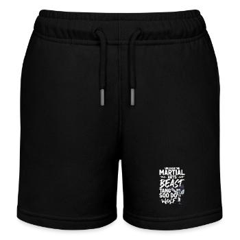 Martial Arts Beast - Tang so Do - Kids Organic Sweat Shorts by Stanley/Stella - black - Front